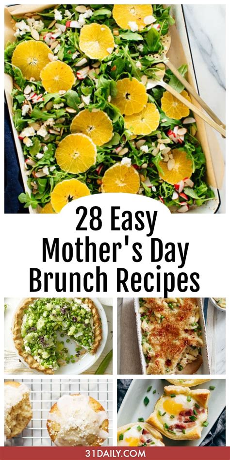 28 Easy Mother S Day Brunch Recipes Mothers Day Brunch Brunch Recipes Savory Brunch Recipes