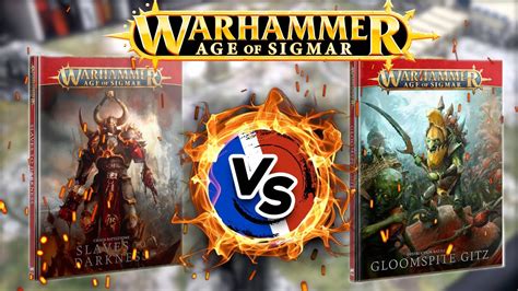 Age Of Sigmar Gloomspite VS Slave To Darkness Robb Affronte Un