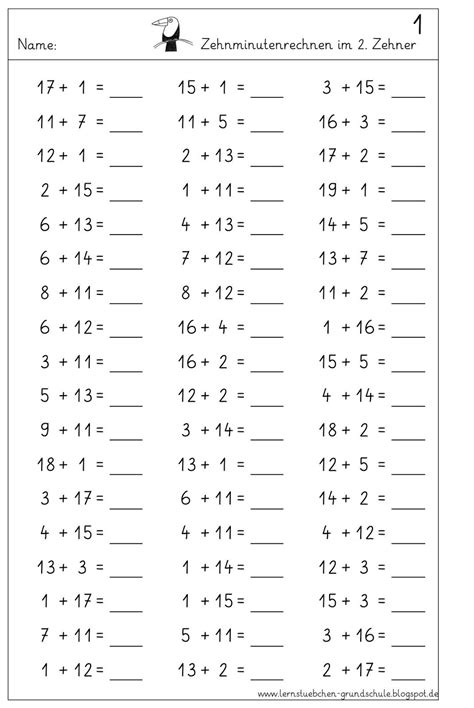 Mathe Arbeitsbl Tter Klasse Kostenlos Ausdrucken