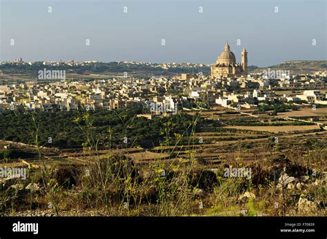The Village Of Xewkija Or Ix Xewkija And Its Famous Church Of Saint