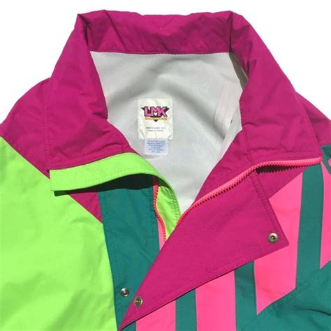 Vintage Vintage 90s Neon Colorblock Windbreaker Jacket Grailed