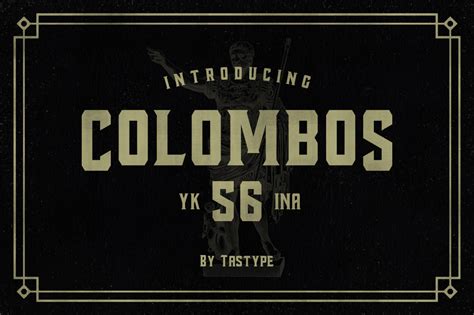 Colombos Font By Goodware Std Creative Fabrica