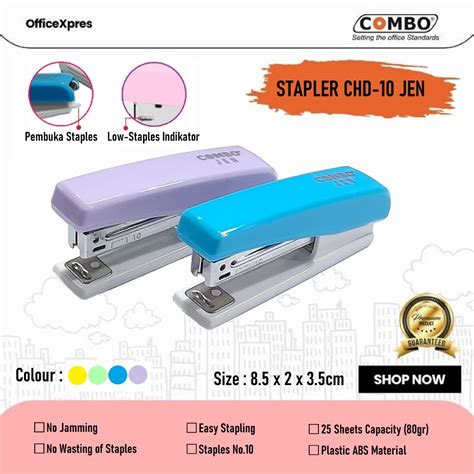 Jual Stapler Hd 10 Alat Staples No10 Hekter Chd 10 Jen Stepler