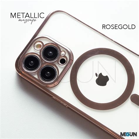 Jual New Metallic Magsafe Fullcover Softcase For Iphone Pro