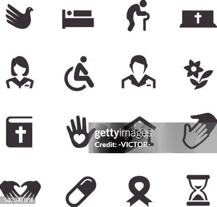 Hospice Care Icons Acme Series High-Res Vector Graphic - Getty Images