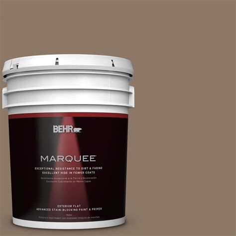 Behr Marquee Gal Ppu Coconut Shell Flat Exterior Paint