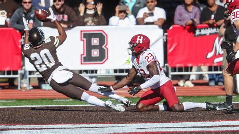 Brown University Falls To Harvard In Ivy League Football Opening Game