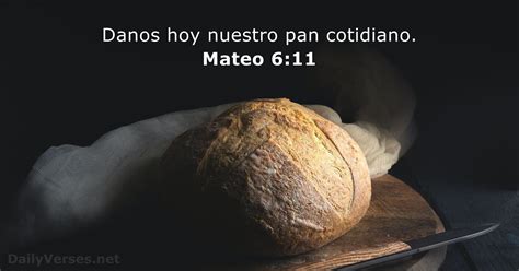 Mateo 6 11 Versículo De La Biblia