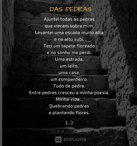 As Melhores Frases E Poemas De Cora Coralina Pensador