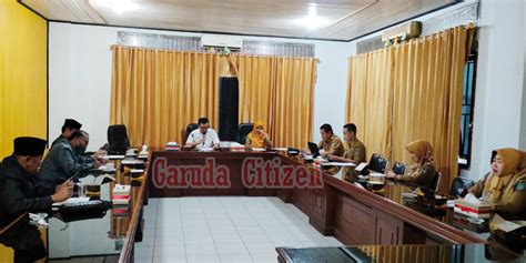 Banmus DPRD BU Gelar Rapat Jadwal Pembahasan RAPBD 2024