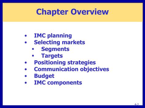 Ppt The Imc Planning Process Powerpoint Presentation Free Download