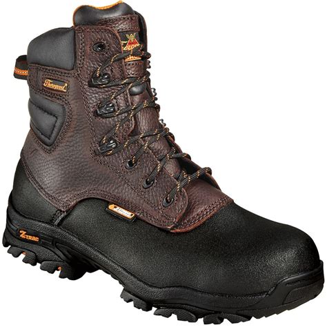 Thorogood Mens Z Trac Safety Boots Brown Elliottsboots