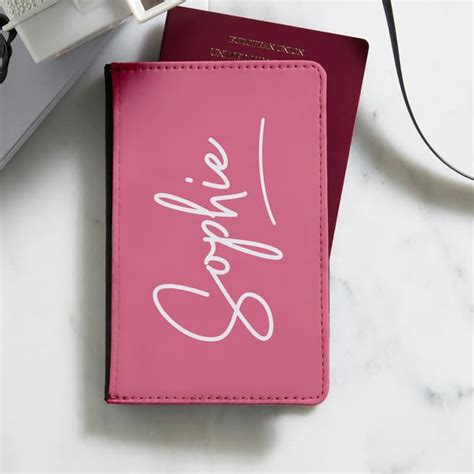 Signature Hot Pink Passport Cover Brandalley