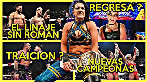 Wwe Backlash Resumen Analisis Youtube