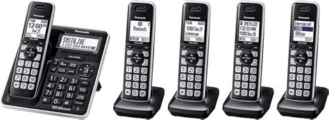 Panasonic Kx Tg985 Expandable Cordless Phone System Link2cell Bluetooth 5 Handsets