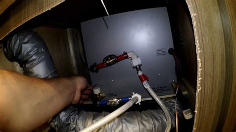 Adjusting Tankless Hot Water Heater In Rv Thor Motorcoach Youtube Water Heater Hot Water