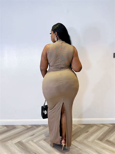 Bella Freak Turtle Neck Long Gown Nude BaeBRONX Fashion Online For Women Affordable Women