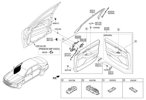 D Gd No Genuine Hyundai Panel Assembly Front Door Trim Lh