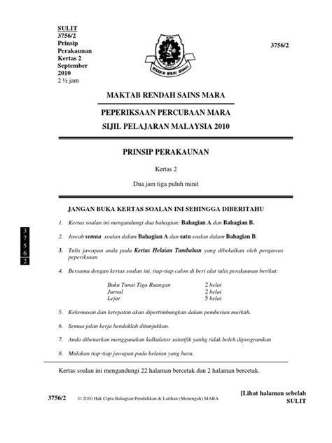 PDF Prinsip Perakaunan Kertas 2 Spm Mrsm 2010 DOKUMEN TIPS