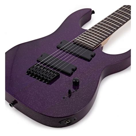 Harlem S String Fanned Fret Guitar W Pack Purple Sparkle At