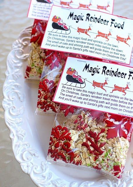 Magic Reindeer Food Mix Oatmeal With Glitter To Have Children Sprinkle