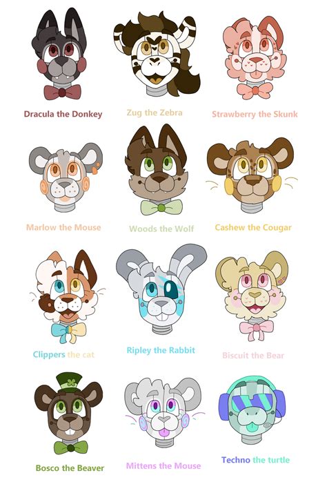 Fnaf Adopts 12 12 Closed Fullbody Option By Fnafadopts On Deviantart