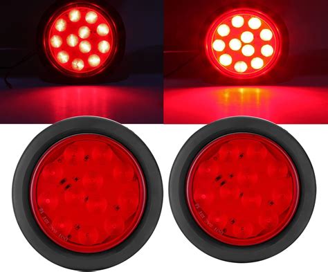 Amazon Sodcay Pcs Inches Round Trailer Lights V Truck