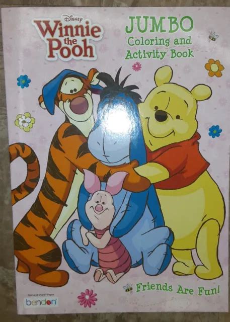 LIVRE DE COLORIAGE et d activités Disney Winnie l ourson jumbo pages