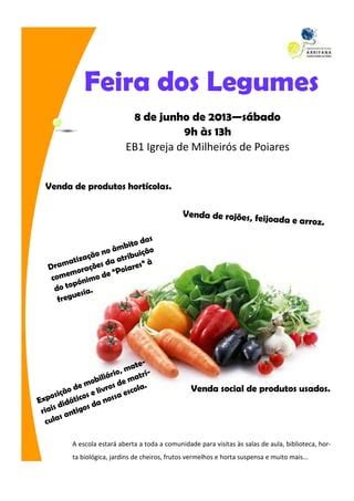 Cartaz Feira Dos Legumes PDF