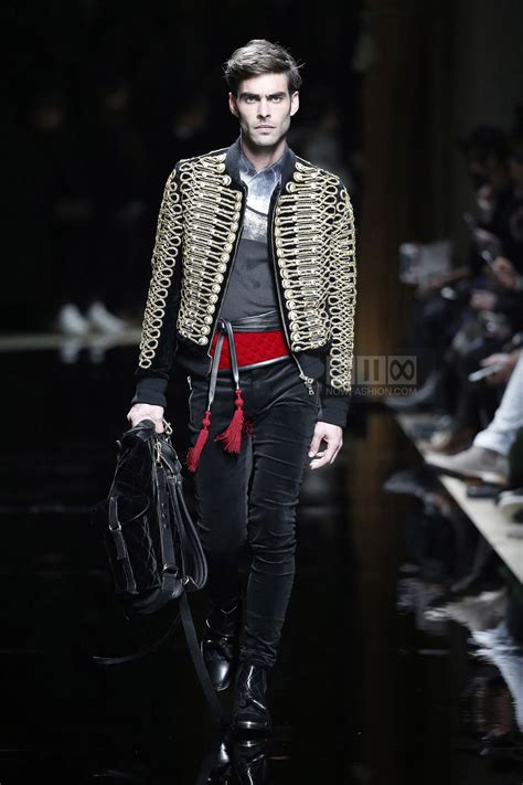 Balmain Menswear Fashion Show Collection Fall Winter Presented