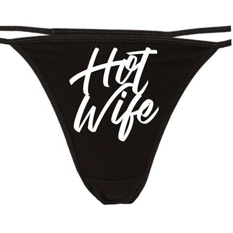HOT WIFE Hotwife Shared Slut Cuck Cuckoldress Black Thong Etsy