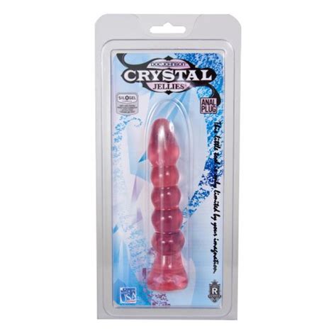 Crystal Jellie Bumps Anal Toy Pink Doc Johnson Tlavideo