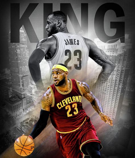 Lebron James King James Digital Art By Sportshype Art