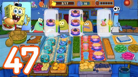 Bob Esponja Concurso De Cocina Gameplay 47 Bar De Zumos Niveles Del