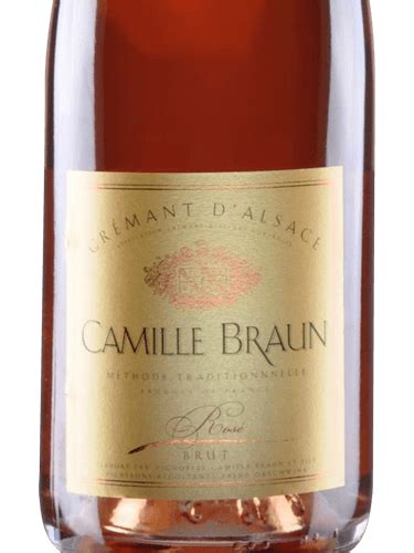 N V Camille Braun Crémant d Alsace Brut Rosé Vivino US