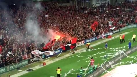 Violence And Offensive Behaviour Rife At A League Sydney Derby Police Say Abc News