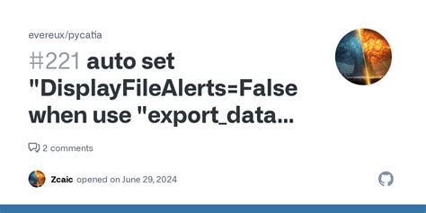 Auto Set Displayfilealerts False When Use Export Data Overwrite