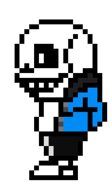 Pixilart Sans Ow Sprite Side By A Lost Chara