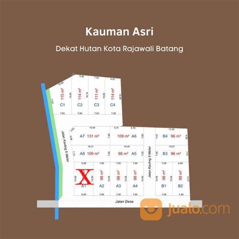 Tanah SHM Perunit, 5 Menit Alun-Alun Batang, 12x Angsur No Bunga, SHM ...