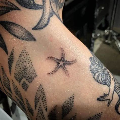 Realistic Starfish Tattoo Designs