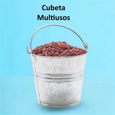 Hielera Maceta Cubeta Multiusos Litros Galvanizada Pzas En Venta En