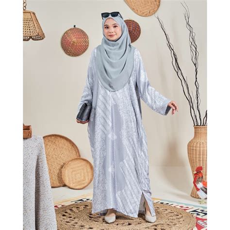 JUBAH KAFTAN IRONLESS MUSLIMAH Ready Stock Labuh Zip Lengan Poket