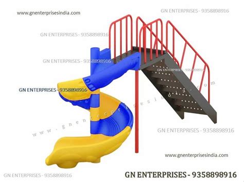 Fiberglass Playground Spiral Slide Age Group 3 14 Yrs At Rs 45000piece In Jaipur