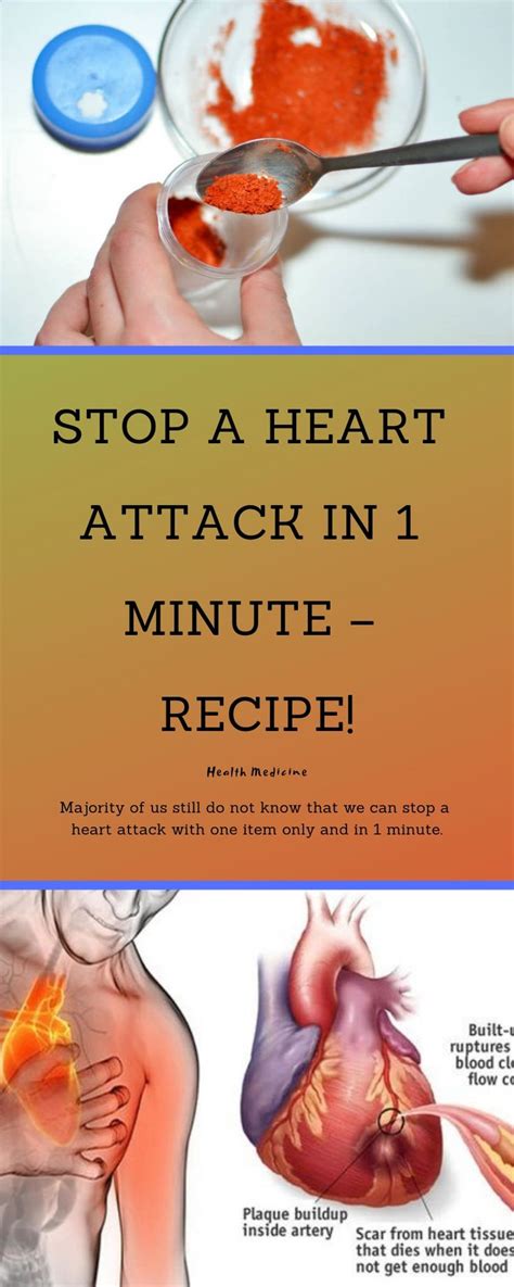 How To Stop A Heart Attack In 1 Minute Health Heart Attack Health