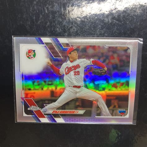 Yahooオークション Topps Chrome Npb 栗林良吏 ルーキー リフラクター