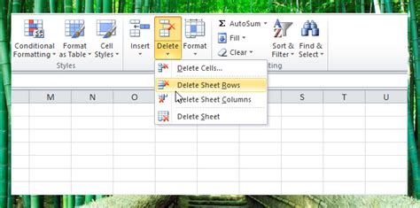 Inserting And Deleting Rows And Columns Office Tutorial