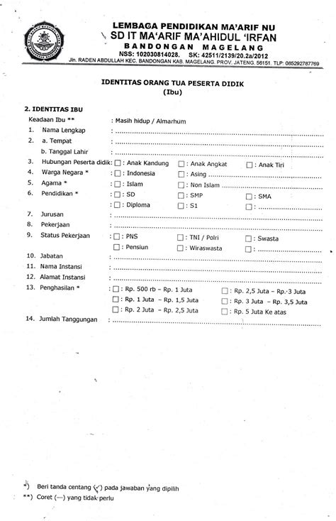 -:7313:-: PENERIMAAN PESERTA DIDIK BARU SEKOLAH DASAR ISLAM TERPADU MA ...