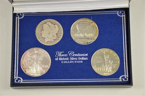 SILVER Coin Set Three Centuries Of Historic Silver Dollars Collection ...