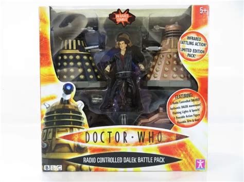 Doctor Who Radio Controlled Dalek Battle Pack 9th Doctor Boxed