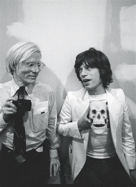 Mick Jagger And Andy Warhol At The Factory Rear Window